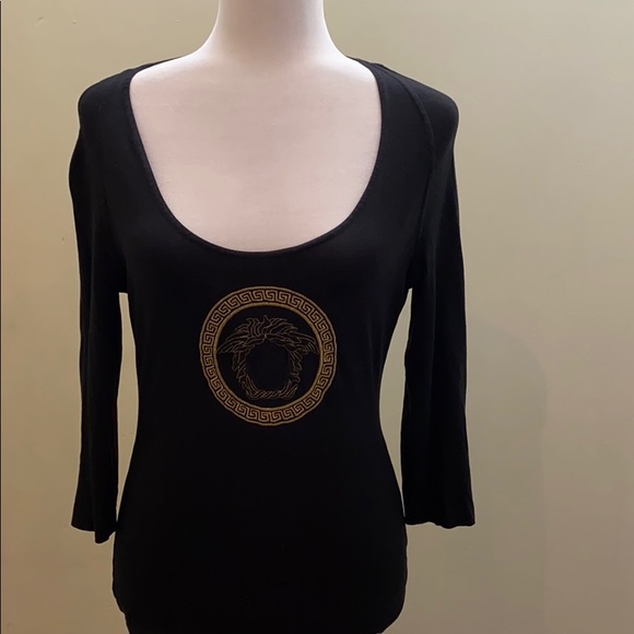 Versace Tops - Auth Versace Jeans couture Medusa signature motif